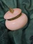 Италианска бижутерка от розов алабастър, снимка 3