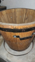 Голяма дървена саксия за Палма 40 л, снимка 1 - Декорация за дома - 44893785