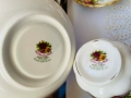 ROYAL ALBERT красив двоен сет от костен порцелан от Англия, снимка 11