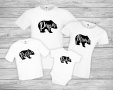 Семеен Комплект Тениски bear family Мечка,Мечки,Животни,Изненада,Подарък, снимка 1