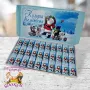 Кутия 30 броя Шоколадови бонбони Коледни късметчета, снимка 3