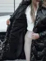 Дамско зимно яке ELECIO дълго ватирано с качулка, 2цвята , снимка 10