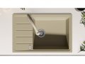 Кухненска Мивка от Гранит Копенхаген 780 x 500 Smart XXL - бежав, снимка 5