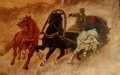 картина: руска тройка 1890г., снимка 1