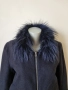 GAUDI* късо палто с естествен косъм на яката М размер , снимка 4
