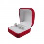 Кутия за пръстени , бижута , велурена кутия за пръстен, снимка 1 - Други - 34726252