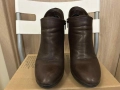 Кафяви боти на ток, снимка 5