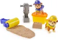 Paw Patrol Rubble and Crew Ръбъл и Микс с кинетичен пясък и строителни играчки, снимка 1