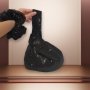 Вечерна дамска чанта от пайети с оригинален дизайн, снимка 5