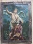 Много стара литография върху ламарина, 40х30см., снимка 1
