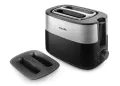 Тостер, Philips, Daily Collection HD2517/90, 830 W, черен/сребрист, снимка 5