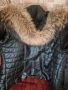 Дамско яке естествена кожа яка и качулка лисица размер L, снимка 4