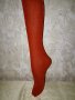 Детски плътен нов  червен чорапогащник с брокат 8-10 г., снимка 4