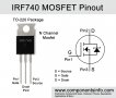 MOSFET транзистори IRF740 400V, 10A, 125W, 0R55, снимка 4