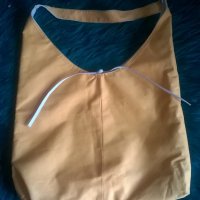 чанта дамска красива запазена, ежедневна жълто/оранж, снимка 1 - Чанти - 28185827