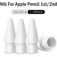 Резервен Накрайник Писец за Apple Pencil 1 / 2 Поколение iPencil Клин Връхчета за iPad Стилус Смяна, снимка 2 - Таблети - 39174653