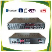 KTV LHL AV 1601 караоке усилвател с Bluetooth, FM, USB, SD и вграден високоговорител, 2х100W RMS, снимка 1 - Ресийвъри, усилватели, смесителни пултове - 37172440