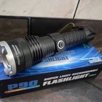 Мощен компактен фенер P90, 90 000lm, водоустойчив, снимка 4 - Къмпинг осветление - 43105116
