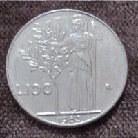 100 лири Италия 1983, снимка 2 - Нумизматика и бонистика - 34961040