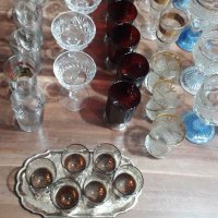 Ретро  чаши,кристал,позлата.мурано, снимка 2 - Чаши - 39909704
