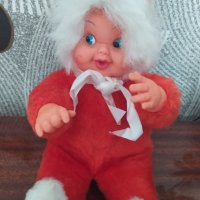 Стара кукла Дядо Коледа от соца, снимка 2 - Колекции - 34718103