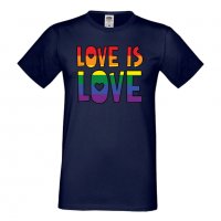  Мъжка тениска Love is Love 1 multicolor Прайд,Празник.Повод,Изненада, снимка 7 - Тениски - 37103142