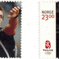 Норвегия 2008 - олимпиада Пекин MNH, снимка 1 - Филателия - 32924028