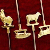 Шишове за барбекю с бронзова фигура Овца. , снимка 4 - Прибори за хранене, готвене и сервиране - 37182201
