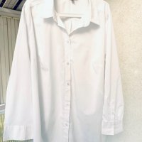 Голяма бяла риза ULLA POPKEN , снимка 7 - Ризи - 38250326