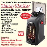 ТВ ХИТ Handy Heater Отоплителна печка духалка уред климатик Хенди Хийтър 400w, снимка 5 - Отоплителни печки - 26788735