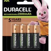 4х AA Duracell акумулаторни презареждащи се батерии 2500mAh, снимка 1 - Друга електроника - 43362127