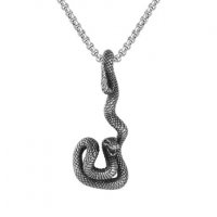 Медальон със змия, снимка 1 - Колиета, медальони, синджири - 39021322