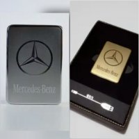 Луксозна USB запалка за цигари с лого на MERCEDES, снимка 1 - Запалки - 39306029