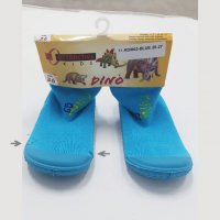 Детски сини термо чорапки с гумена подметка Attractive, снимка 2 - Детски пантофи - 34671081