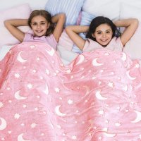 Одеяло, светещо в тъмното - 120 х150 см, снимка 3 - Олекотени завивки и одеяла - 43926202