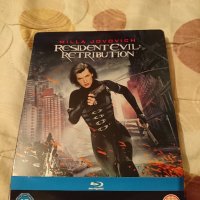 Resident Evil: Retribution BluRay (Steelbook Edition, без БГ субтитри), снимка 1 - Blu-Ray филми - 43948591