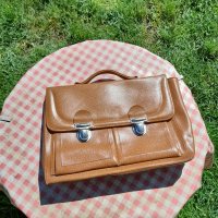 Стара ученическа чанта #10, снимка 3 - Антикварни и старинни предмети - 32854981