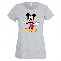 Дамска тениска Mickey Mouse 9 Мини Маус,Микки Маус.Подарък,Изненада,, снимка 4 - Тениски - 36526632