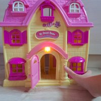 Детска къща с обзавеждане , снимка 2 - Играчки за стая - 43245304