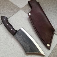 Кухненски Сатър ръчно изработен от KD handmade knives ловни ножове , снимка 2 - Други - 32460384