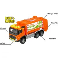 Камион Volvo събирач на боклук Simba Toys 213743000, снимка 4 - Коли, камиони, мотори, писти - 44112776