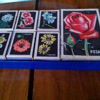 Стари Руски кибритени кутии Цветя,кибрит, снимка 4 - Други ценни предмети - 28308854
