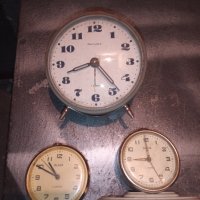 Стари Ретро Руски Часовници Будилници, снимка 3 - Колекции - 36620054