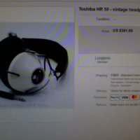 Toshiba HR 50; hi-fi- колекционерски слушалки; , снимка 15 - Bluetooth слушалки - 26605910