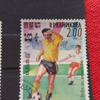 Пощенски марки чиста комплектна серия Футбол Световно първенство Мексико 86г. За колекция - 22547, снимка 5 - Филателия - 36662842