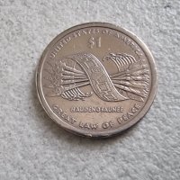 Оригинална монета.САЩ.. Един Американски долар 2000 г., снимка 6 - Нумизматика и бонистика - 39629707