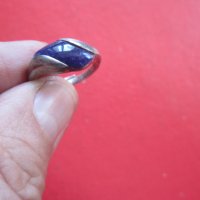 Страхотен сребърен пръстен с камък 925 РОВ, снимка 3 - Пръстени - 36704154
