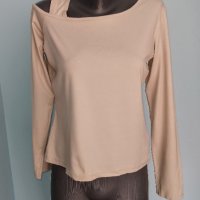 Блуза с дълъг ръкав и открито рамо "Chasse Croise" / голям размер , снимка 2 - Тениски - 28414796