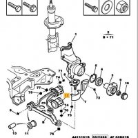 352394,3523AP,1308694080,тампон преден носач CITROEN JUMPER,FIAT DUCATO,PEUGEOT BOXER  1994-, снимка 4 - Части - 32494968