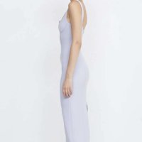 BEC+BRIDGE виолетова дълга рокля с презрамки, размер XS, миди , снимка 4 - Рокли - 43647272